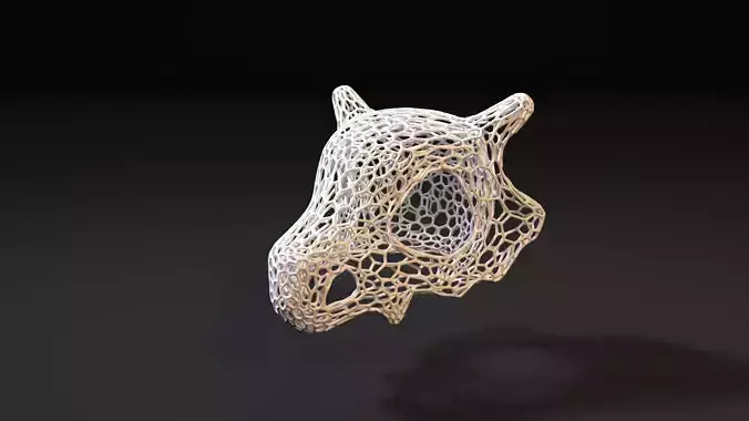 Cubone Pokemon Skull 3D print model
