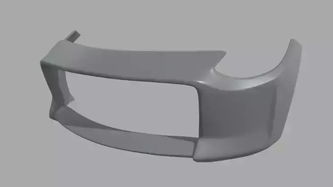 Front Bumper Nissan 400Z Low-poly 3D model