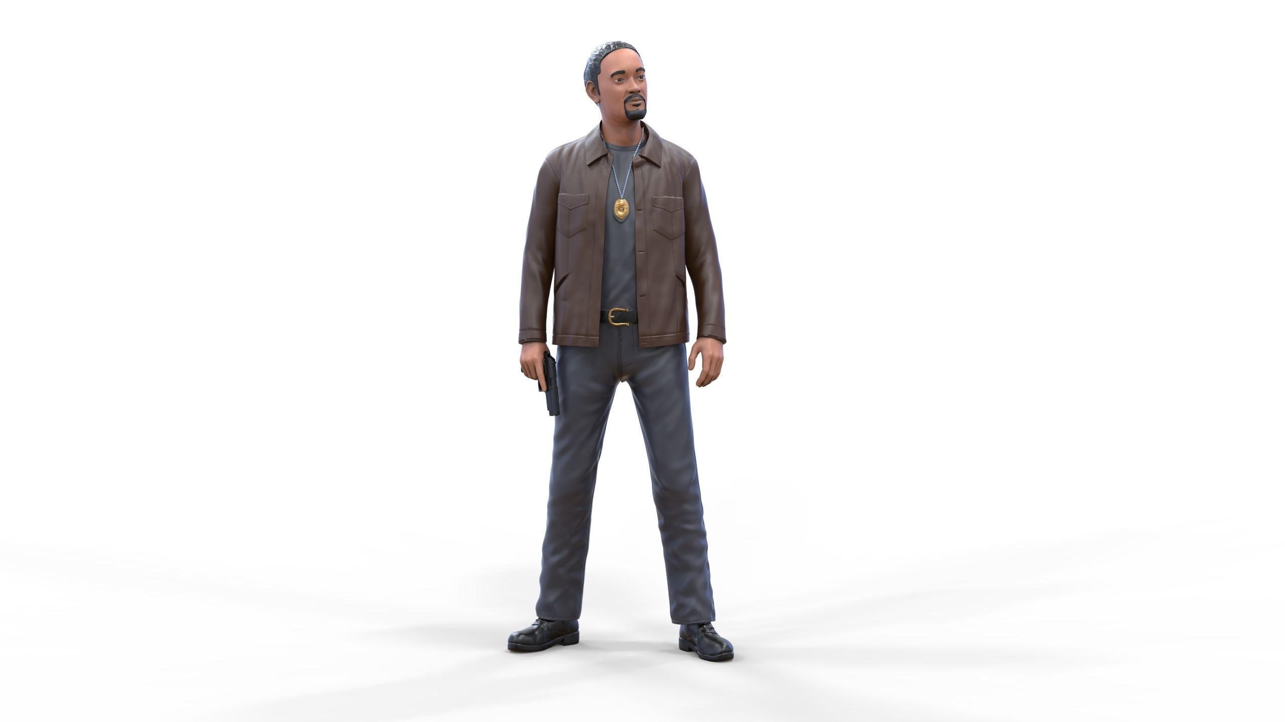 N1 Bad boys will smith 3D print model_9