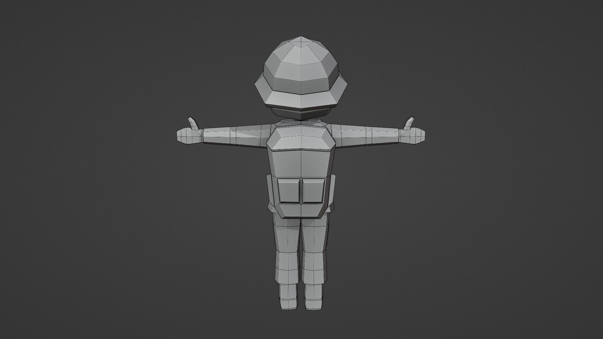 Low Poly Soldier in camouflage 3D print model_13