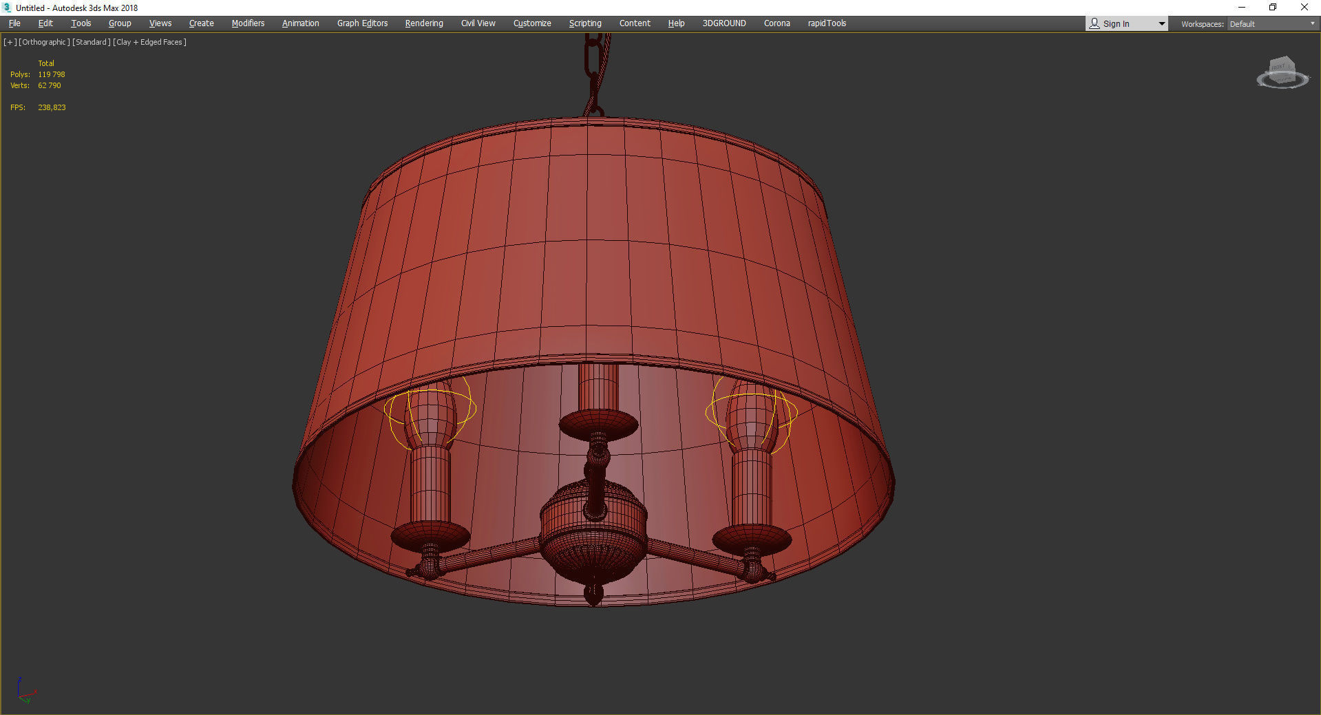Arte Lamp ALICE Low-poly 3D model_3
