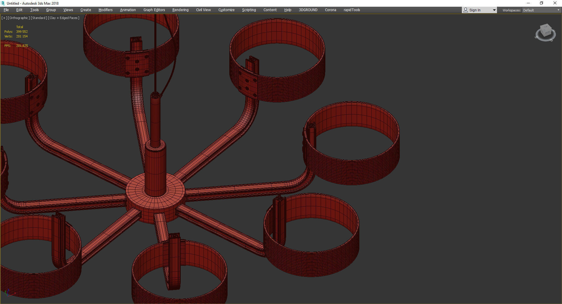 SENSE RINGS Low-poly 3D model_4