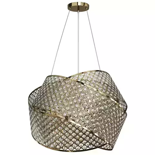 Miami Beach 3 Ring Crystal Chandelier