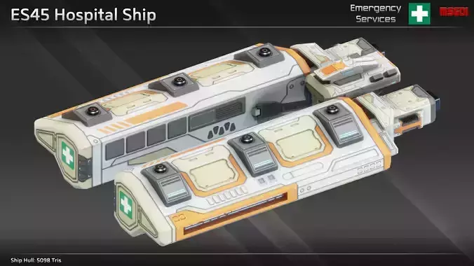Spaceship ES45 Hospital Ship
