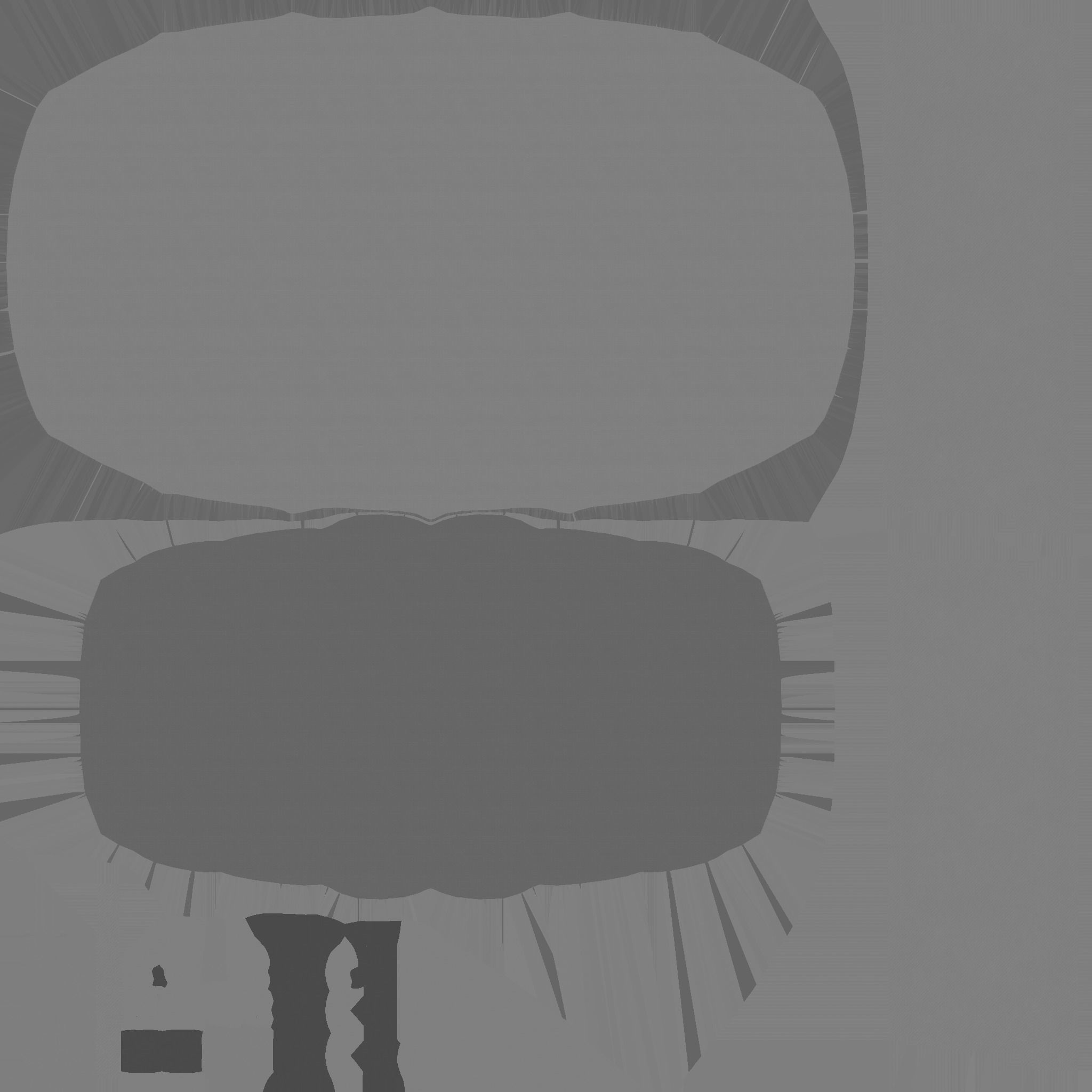 Parachute A07 Digital Camouflage - Character Accessories Design Low-poly 3D model_24