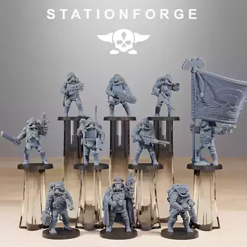 GrimGuard Ironclads 3D print model