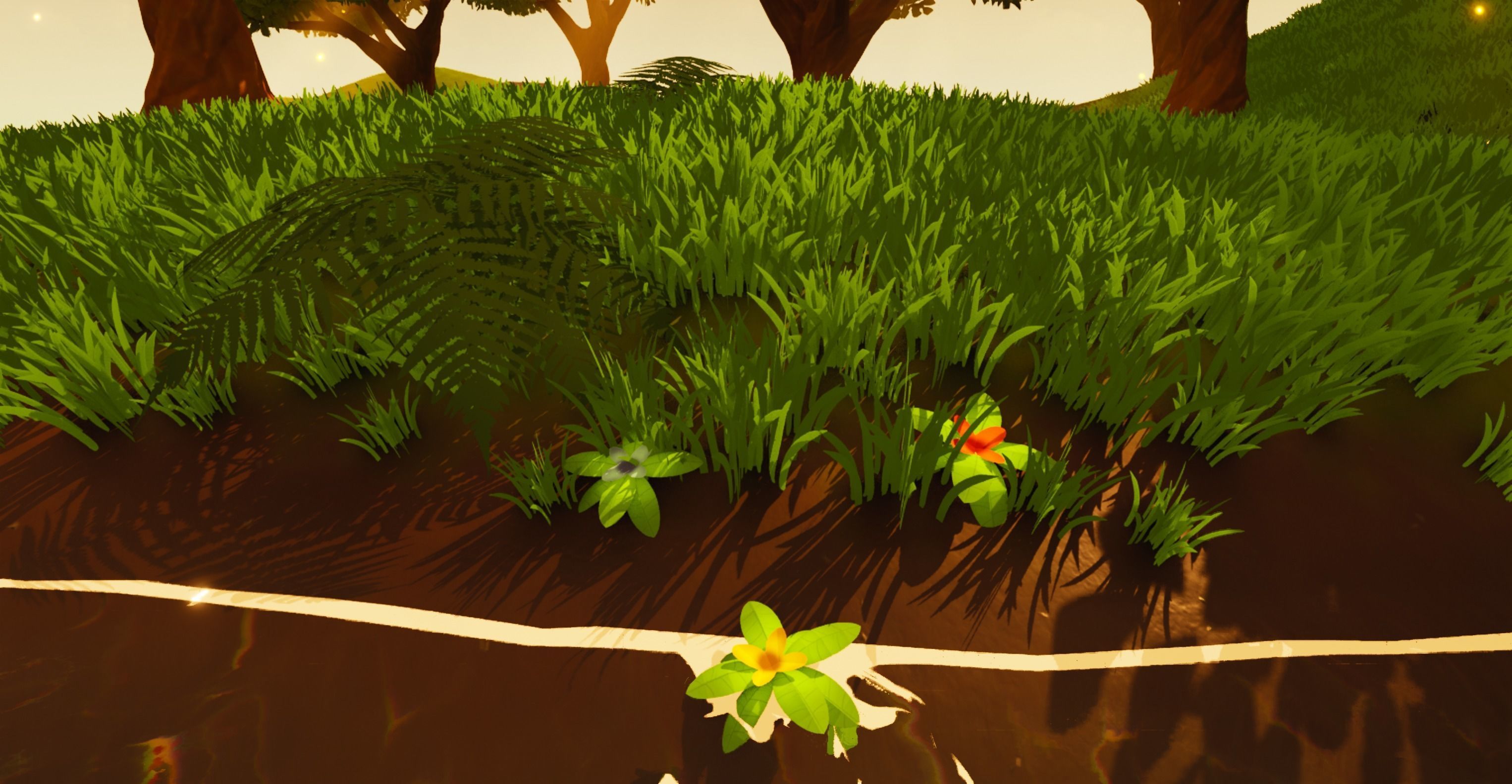 Stylized Low Poly Foliage Pack Low-poly 3D model_2