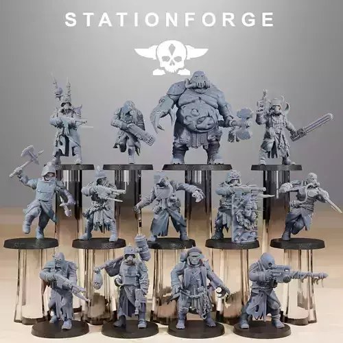 Corrupted Guard 3D print model