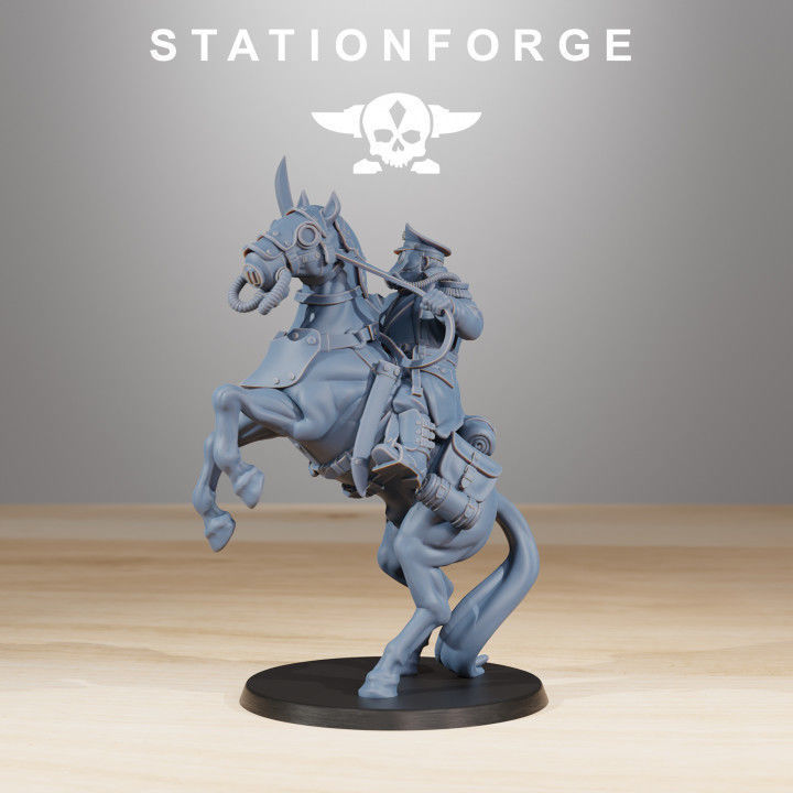 GrimGuard Cavalry Captain 3D print model_3
