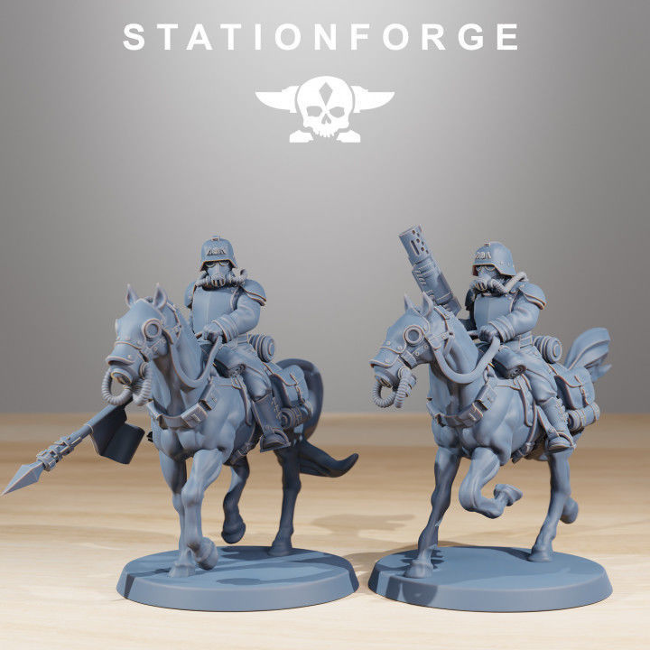 GrimGuard Cavalry 3D print model_1