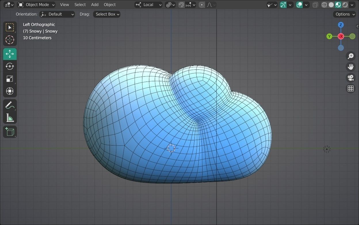 Snowy Emoji new Animated Low-poly 3D model_15
