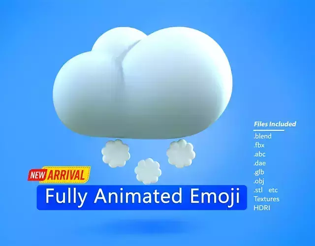 Snowy Emoji new Animated