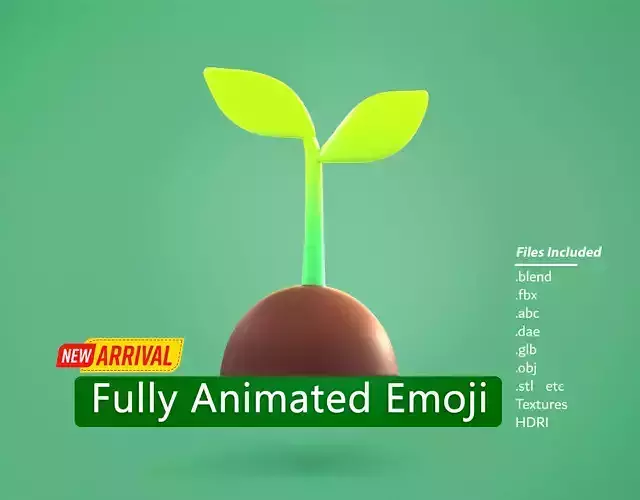 Plant Emoji new Animated