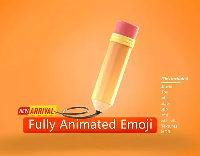 Pencil Emoji new Animated