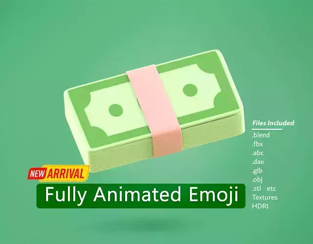 Money Emoji new Animated