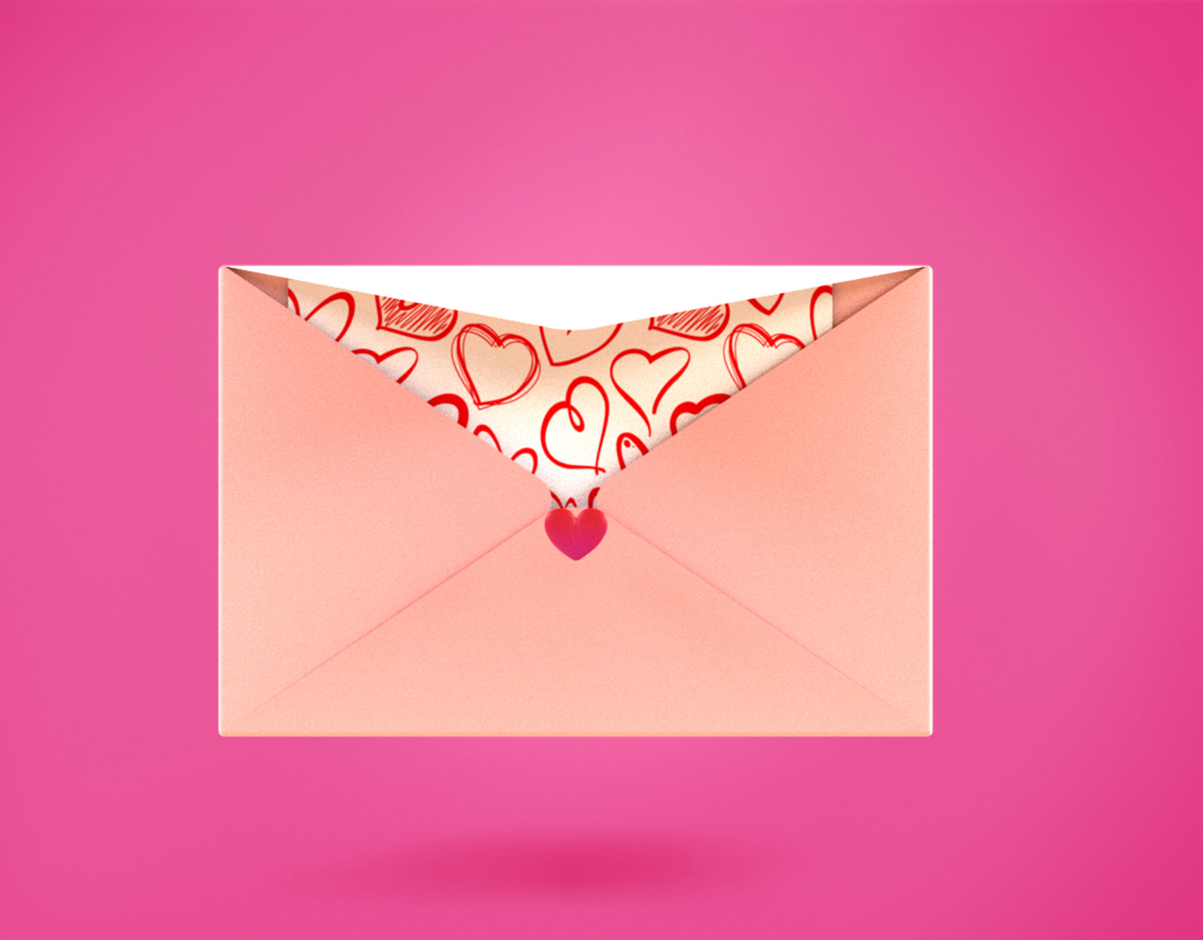 Love Letter Emoji new Animated Low-poly 3D model_5