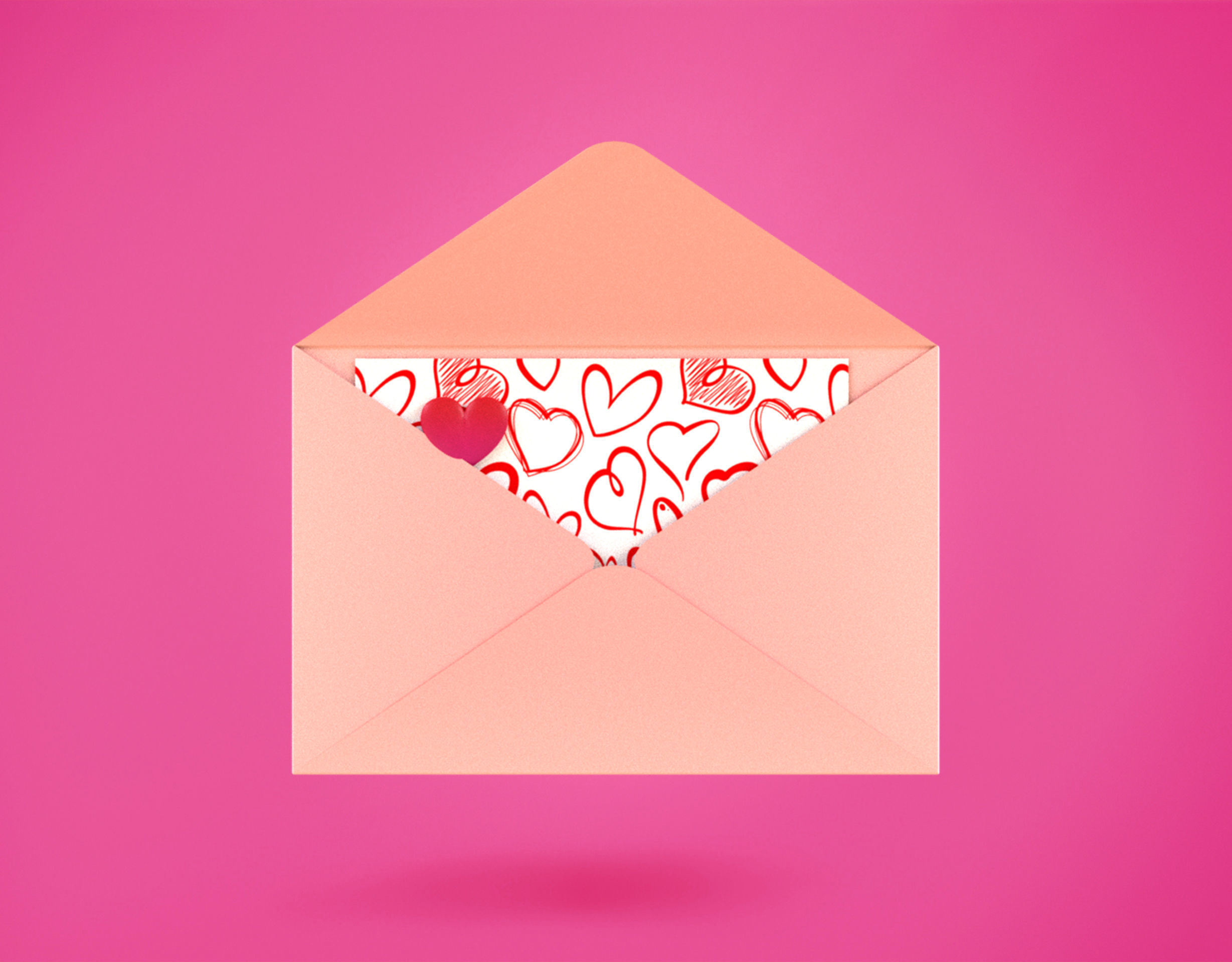 Love Letter Emoji new Animated Low-poly 3D model_6