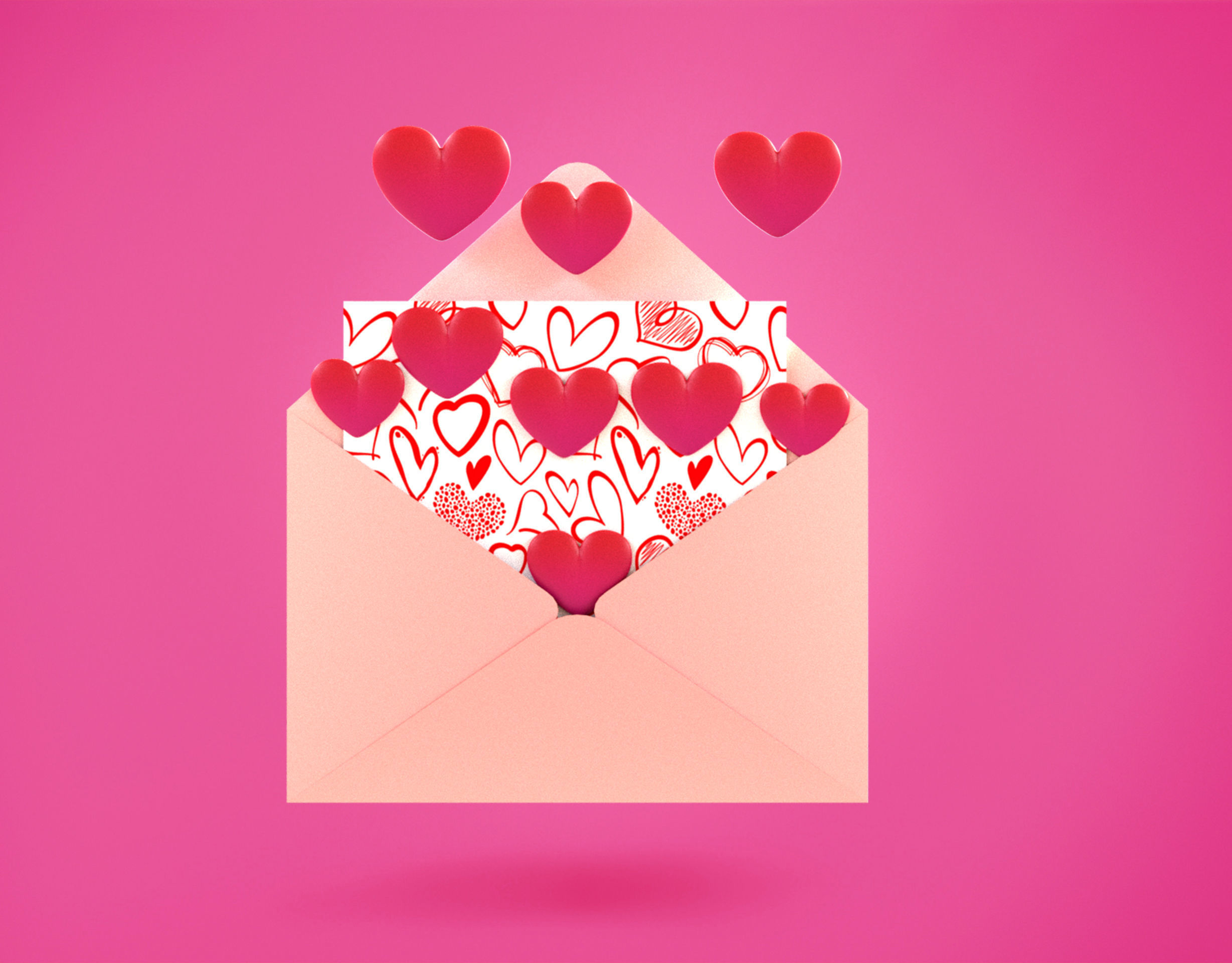 Love Letter Emoji new Animated Low-poly 3D model_10