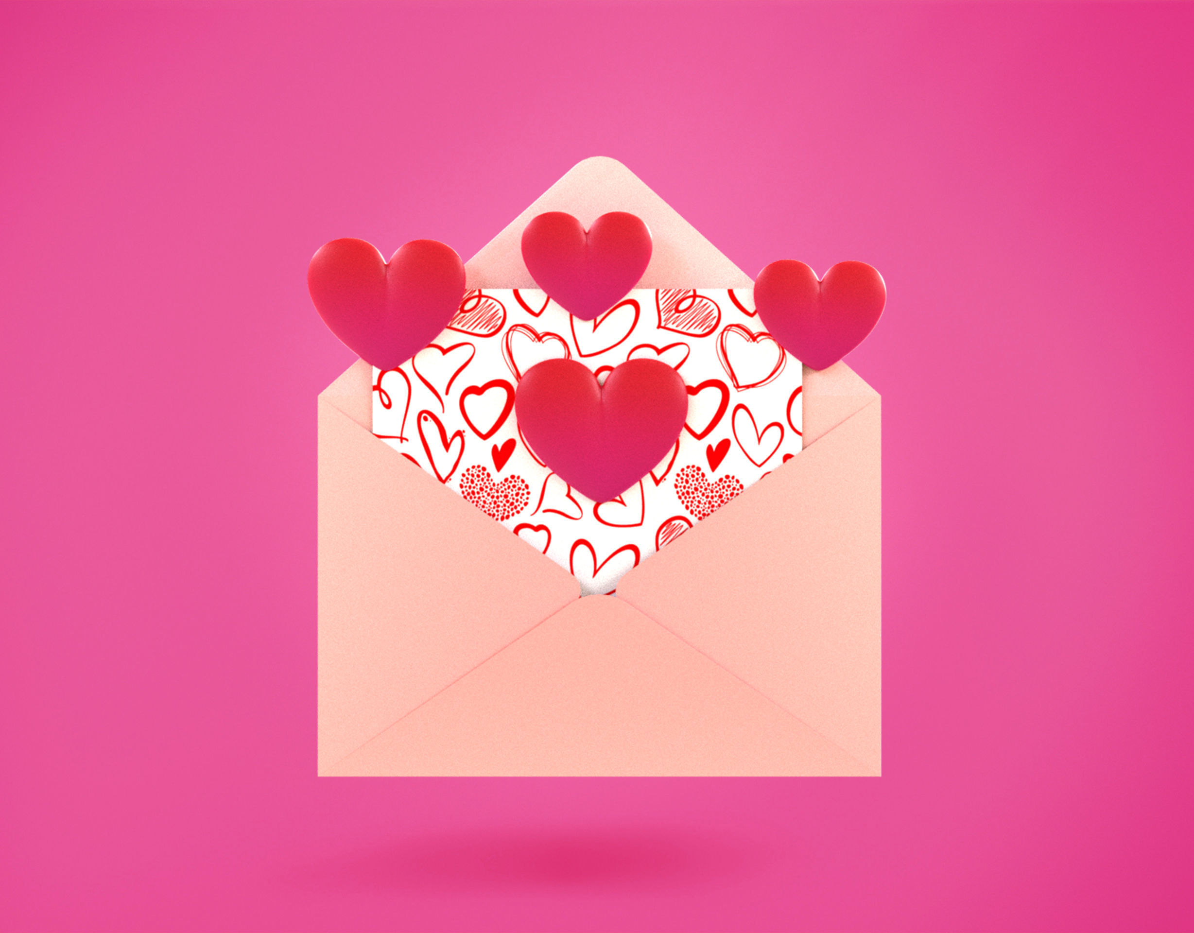 Love Letter Emoji new Animated Low-poly 3D model_11