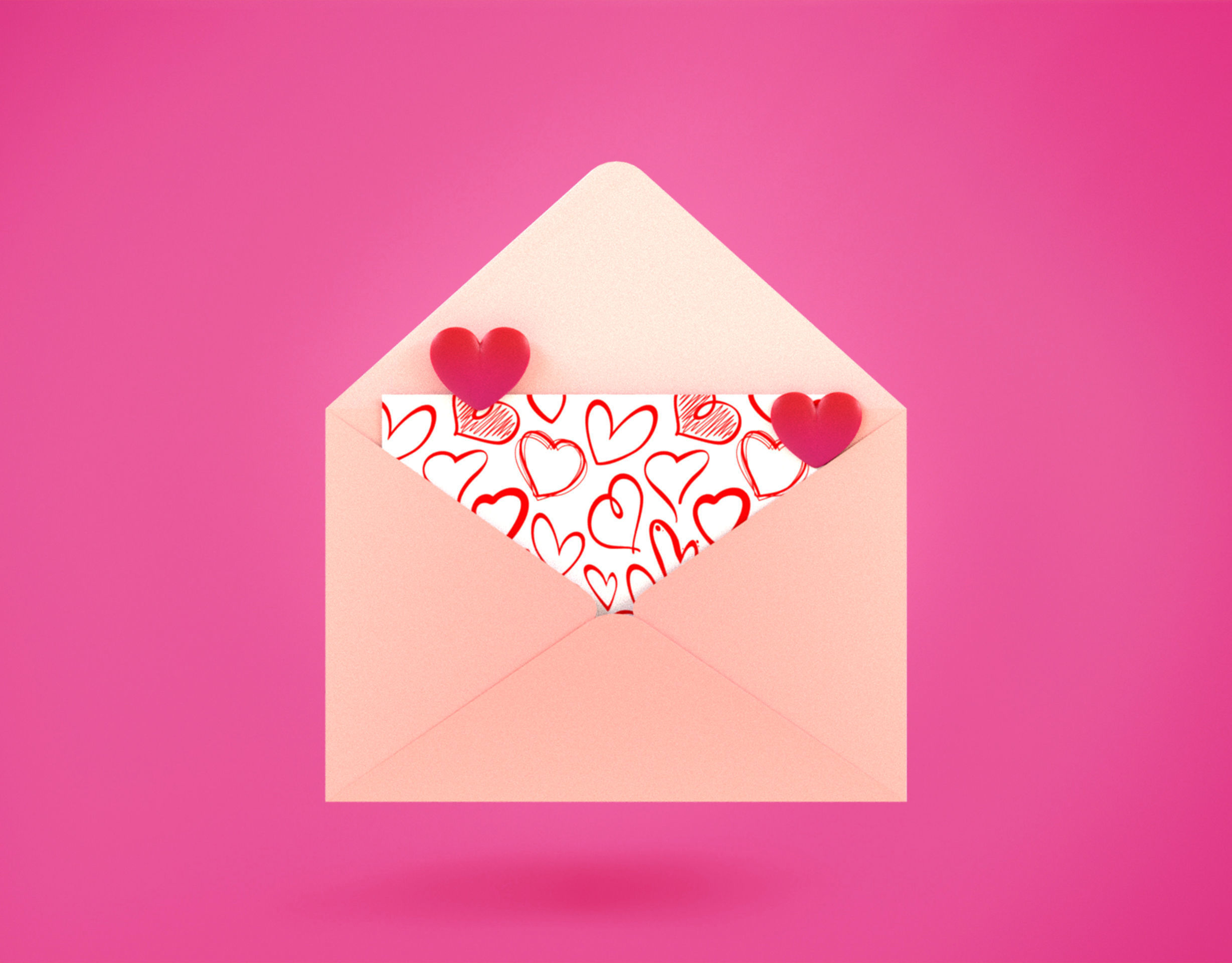 Love Letter Emoji new Animated Low-poly 3D model_7