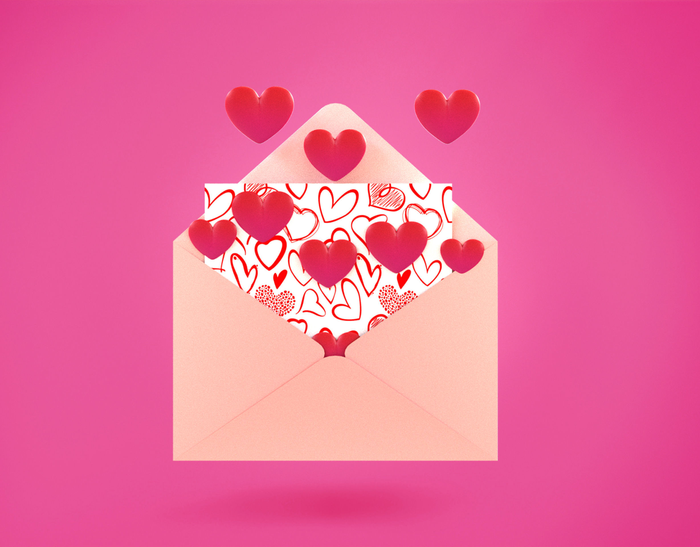 Love Letter Emoji new Animated Low-poly 3D model_2