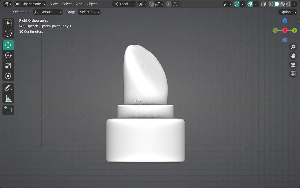Lipstick Emoji new Animated Low-poly 3D model_15