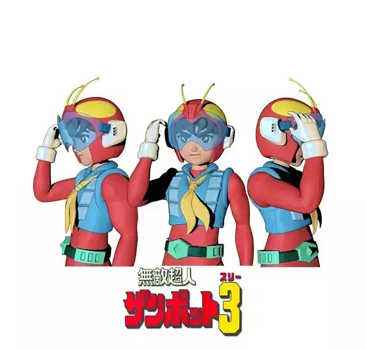 Kappei Jin  Zambot 3 3D print model