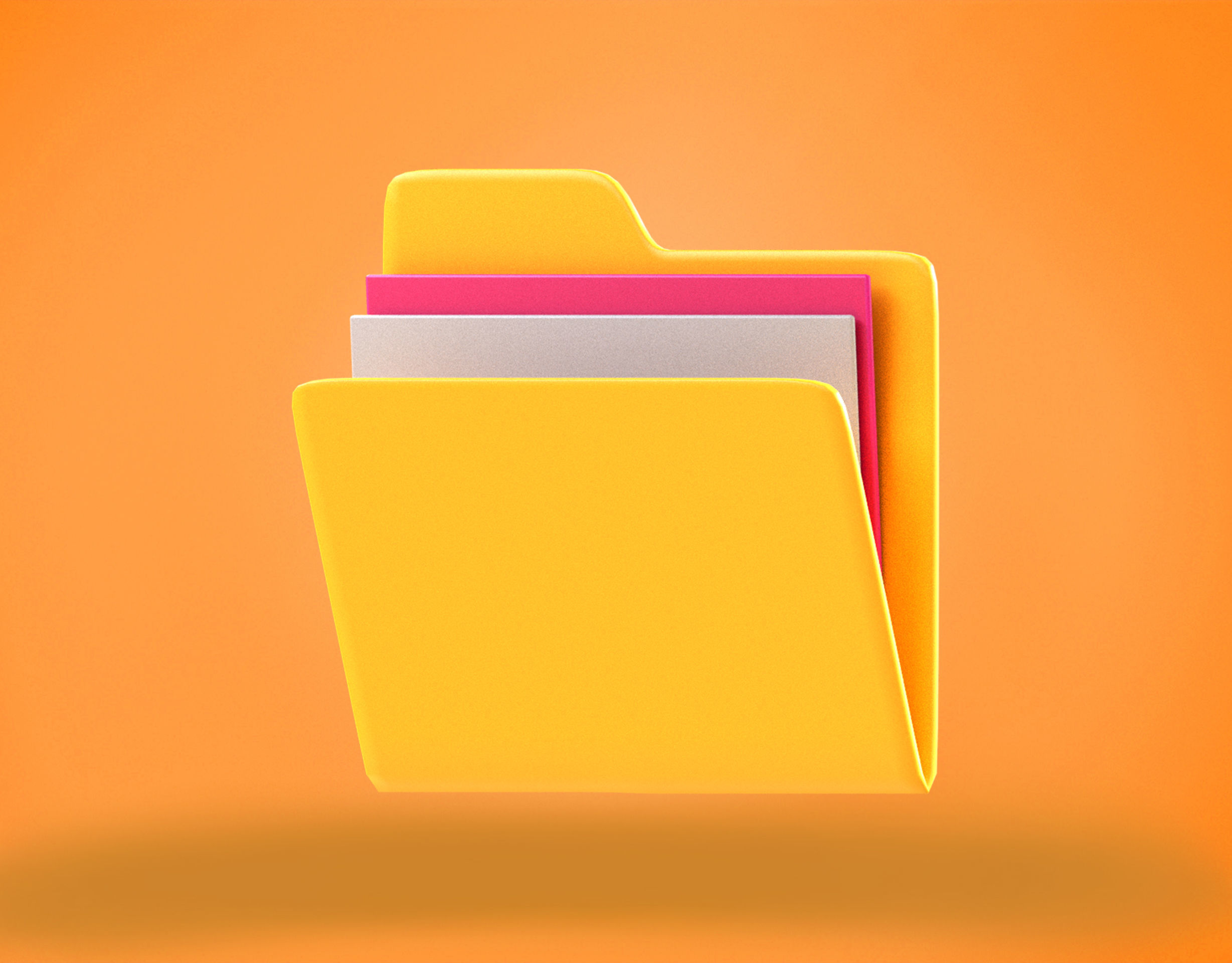 File Folder Emoji new Animated Low-poly 3D model_8