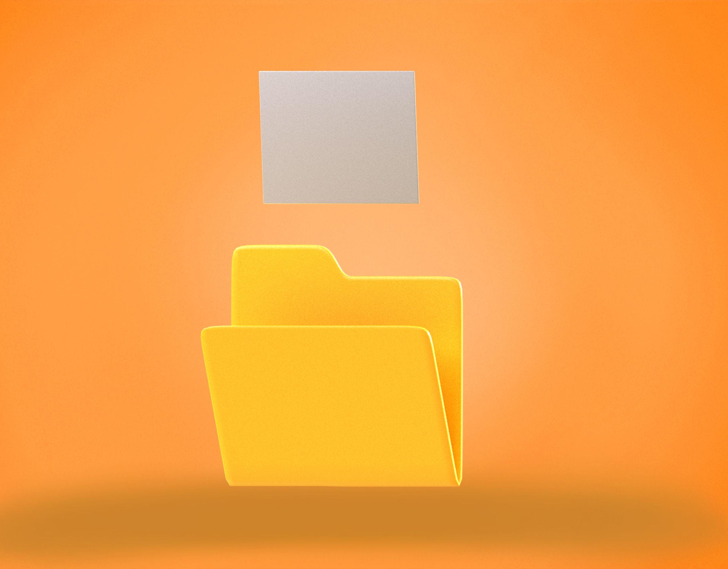 File Folder Emoji new Animated Low-poly 3D model_3