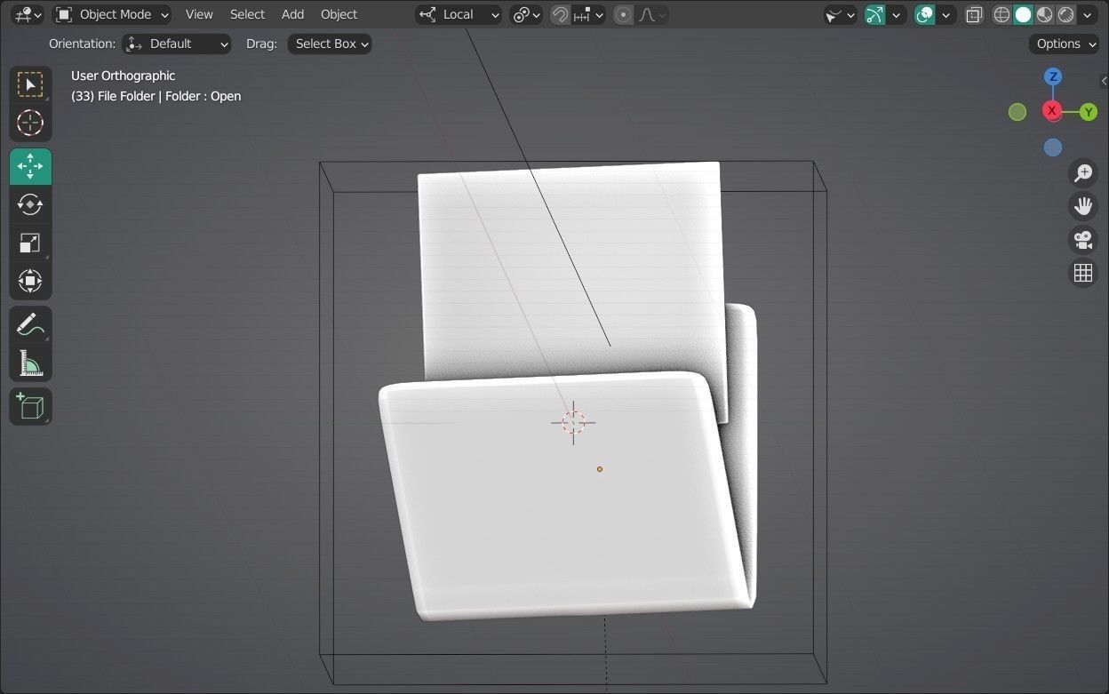 File Folder Emoji new Animated Low-poly 3D model_17