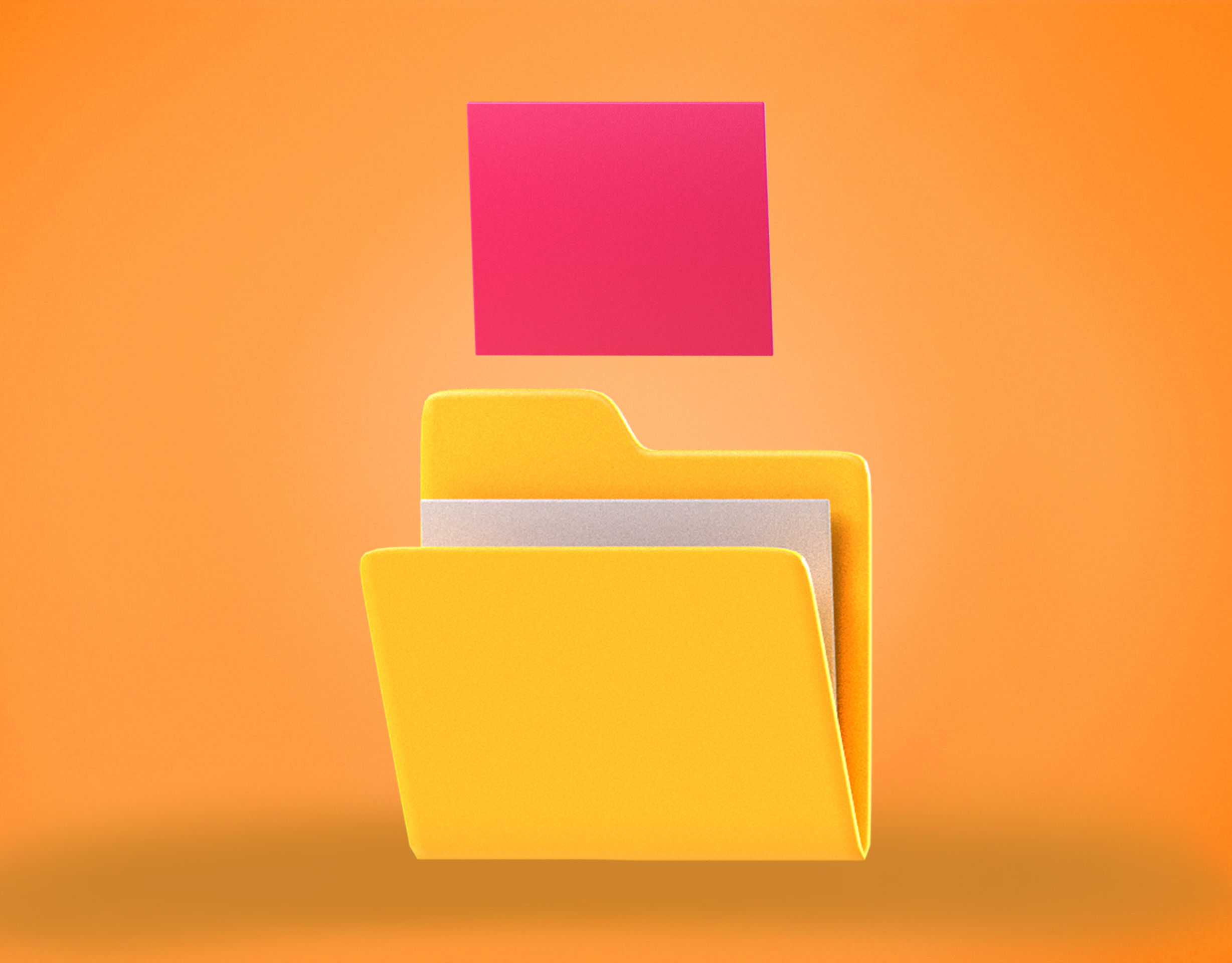 File Folder Emoji new Animated Low-poly 3D model_5