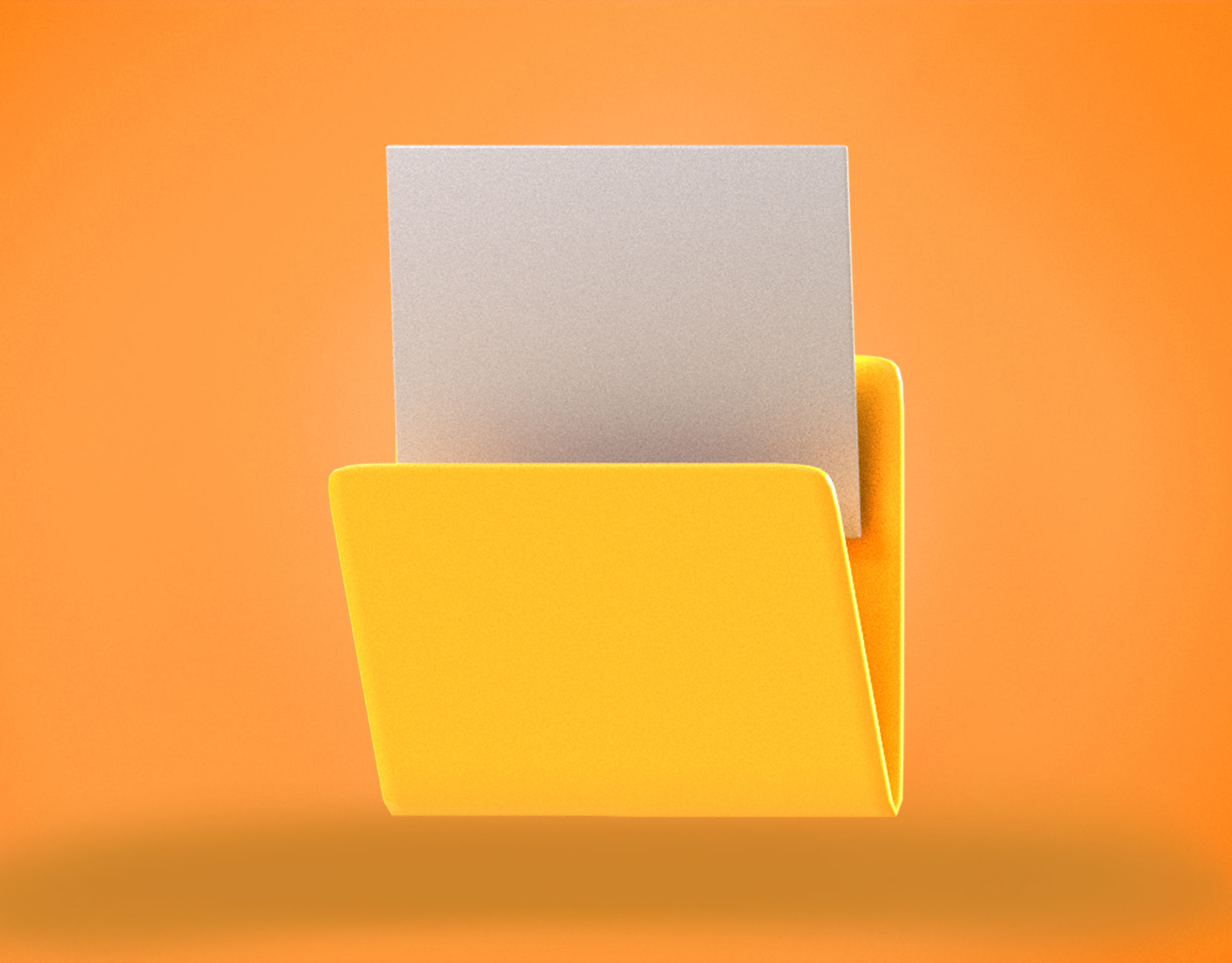 File Folder Emoji new Animated Low-poly 3D model_4