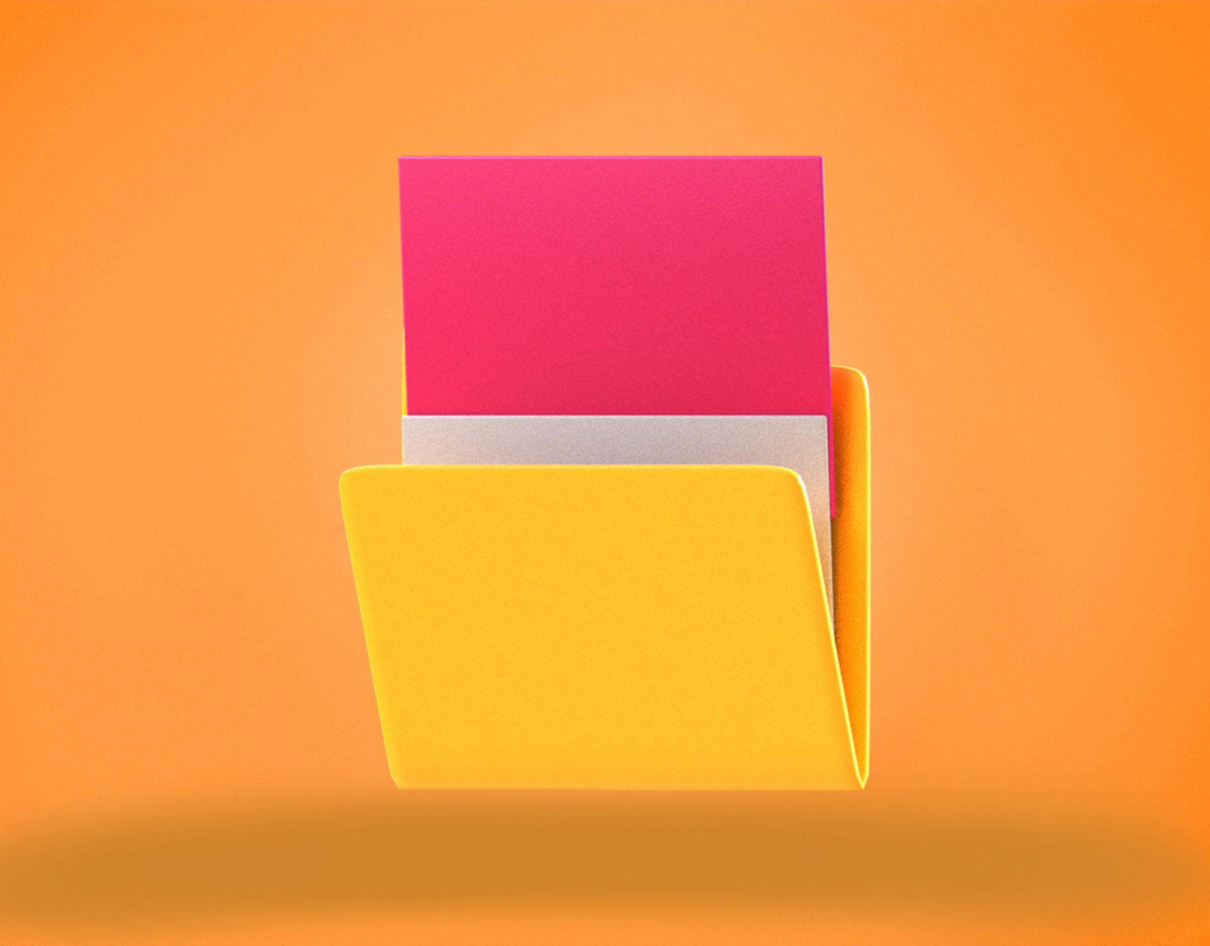 File Folder Emoji new Animated Low-poly 3D model_6