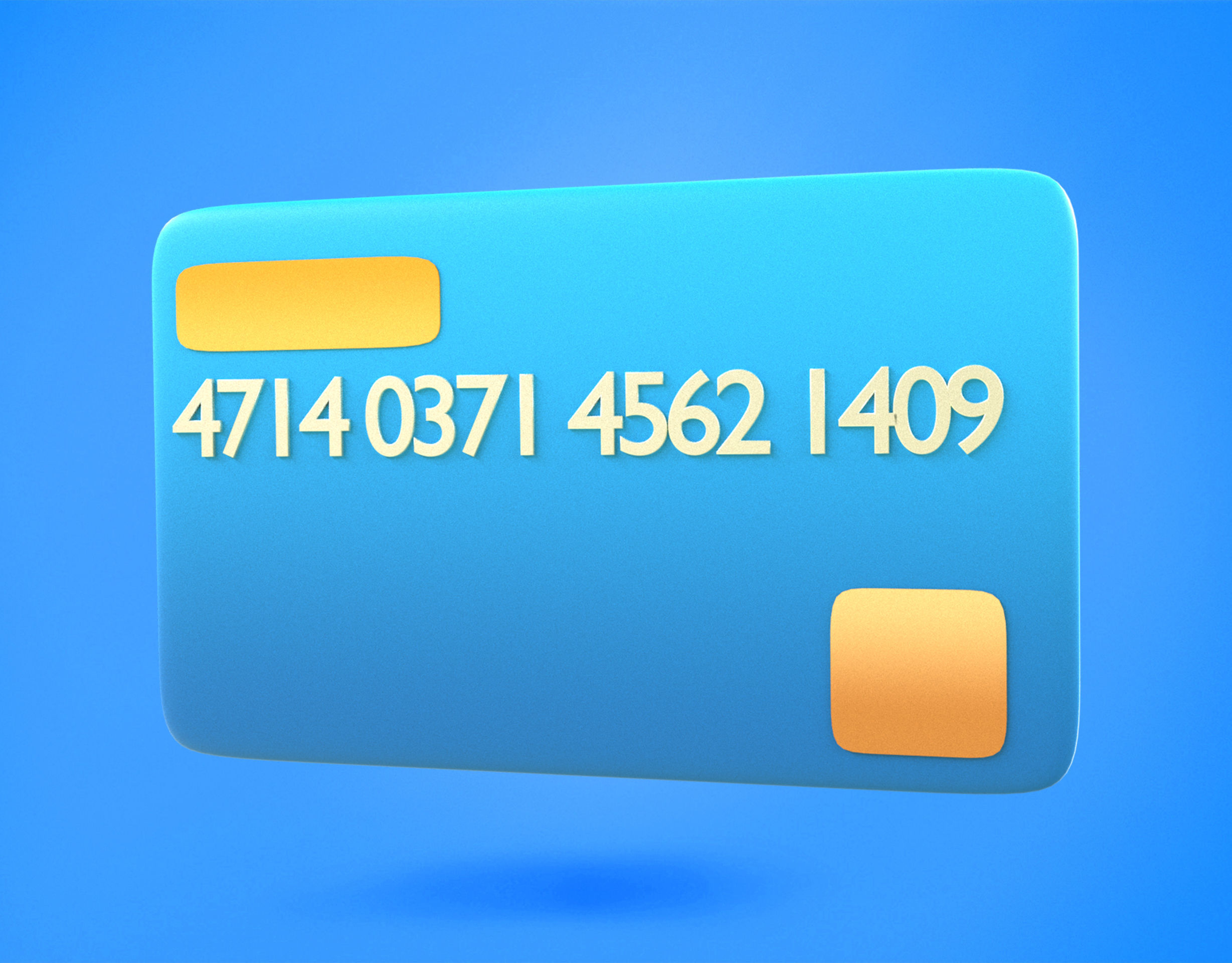 Credit Card Emoji new Animated Low-poly 3D model_3