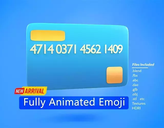 Credit Card Emoji new Animated