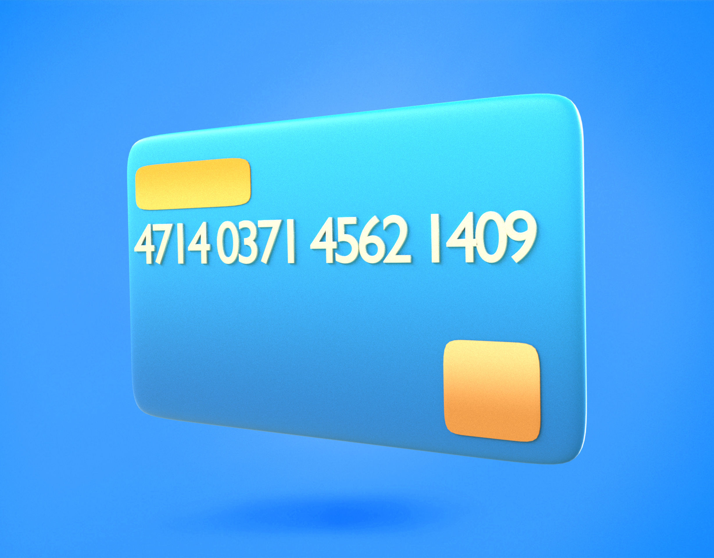 Credit Card Emoji new Animated Low-poly 3D model_4