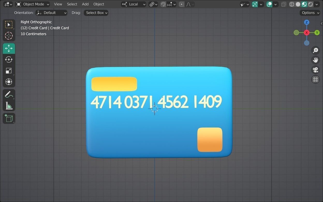 Credit Card Emoji new Animated Low-poly 3D model_18