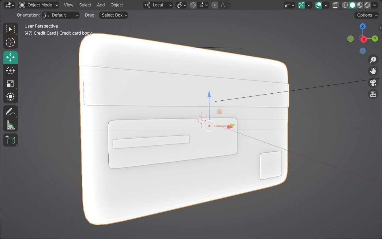 Credit Card Emoji new Animated Low-poly 3D model_13