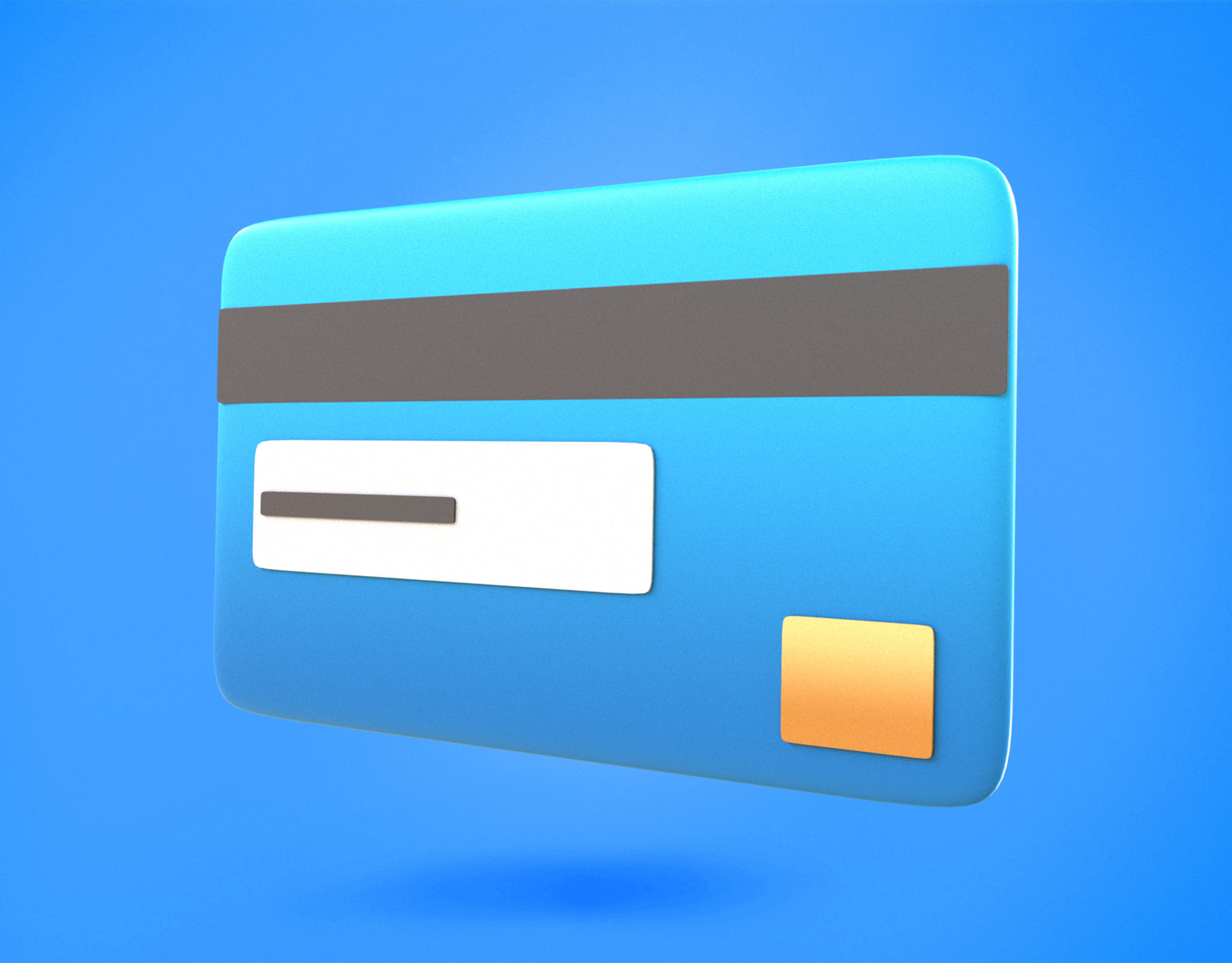 Credit Card Emoji new Animated Low-poly 3D model_17