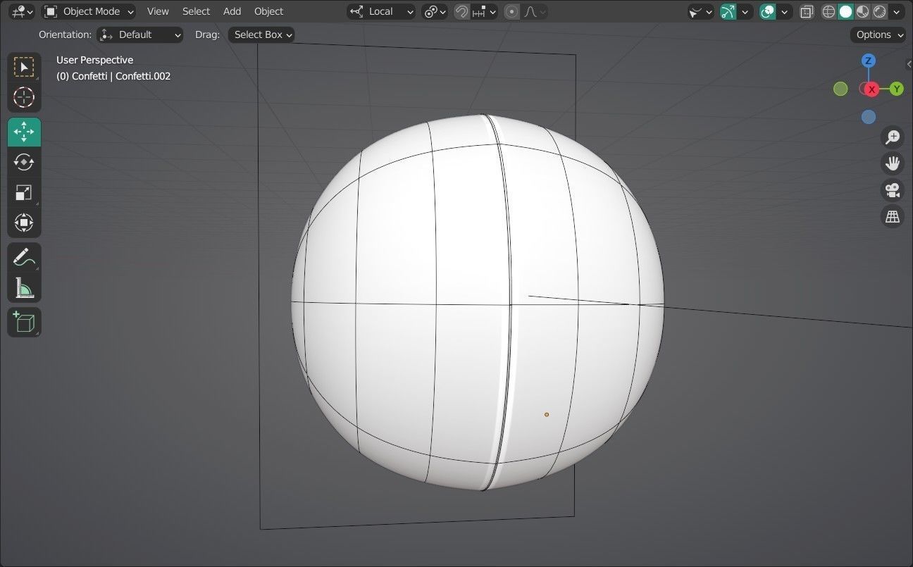 Confetti Emoji new Animated Low-poly 3D model_14