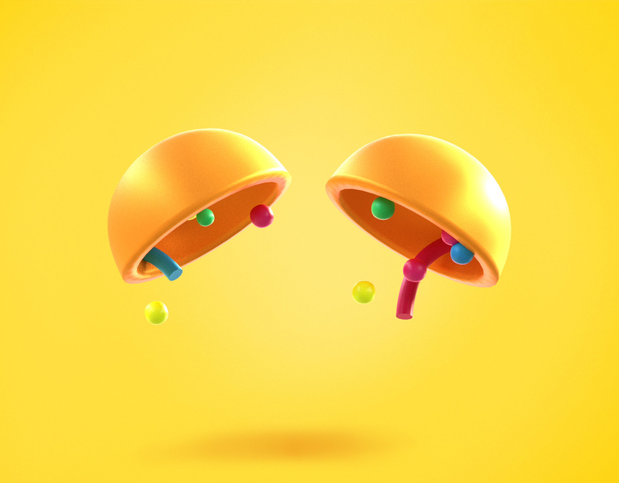 Confetti Emoji new Animated Low-poly 3D model_5