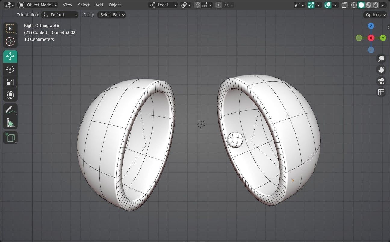 Confetti Emoji new Animated Low-poly 3D model_15