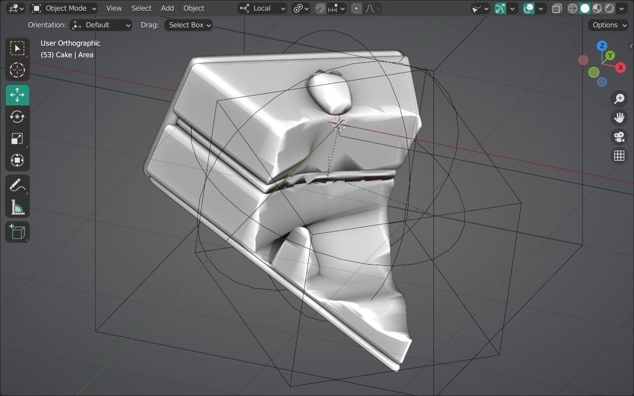 Cake Emoji new Animated Low-poly 3D model_12