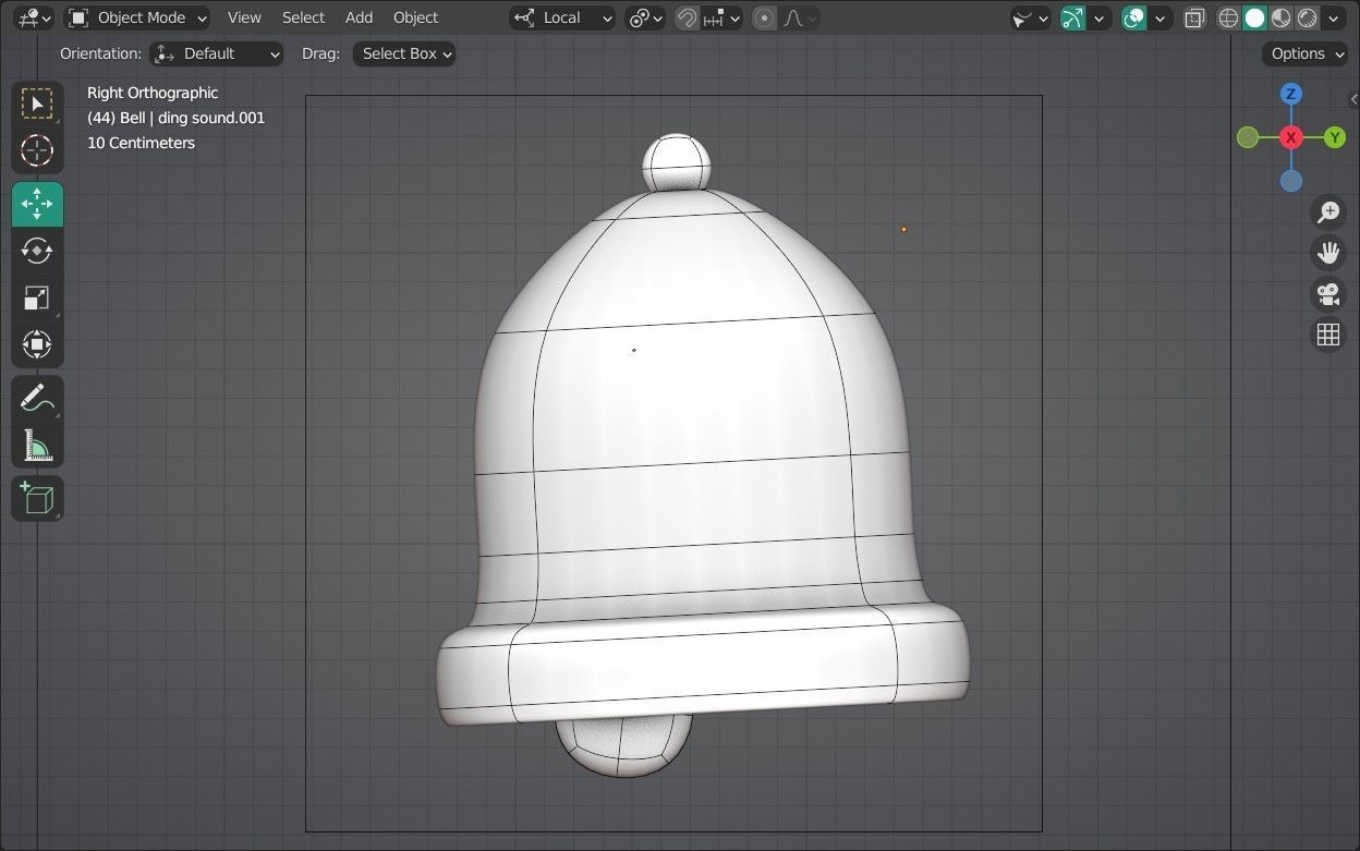 Bell Emoji new Animated Low-poly 3D model_13