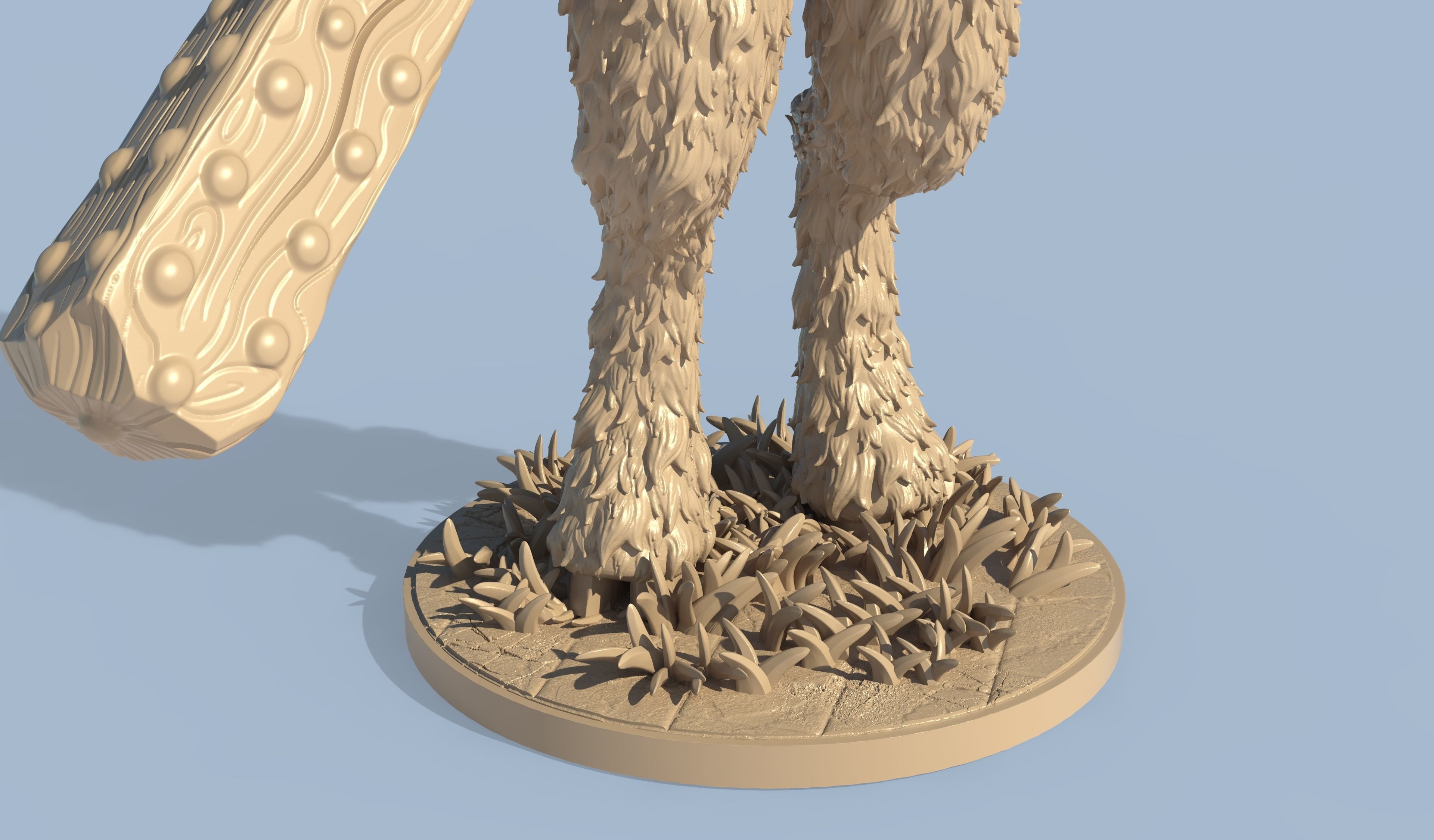 Satyr Barbarian 3D print model_3