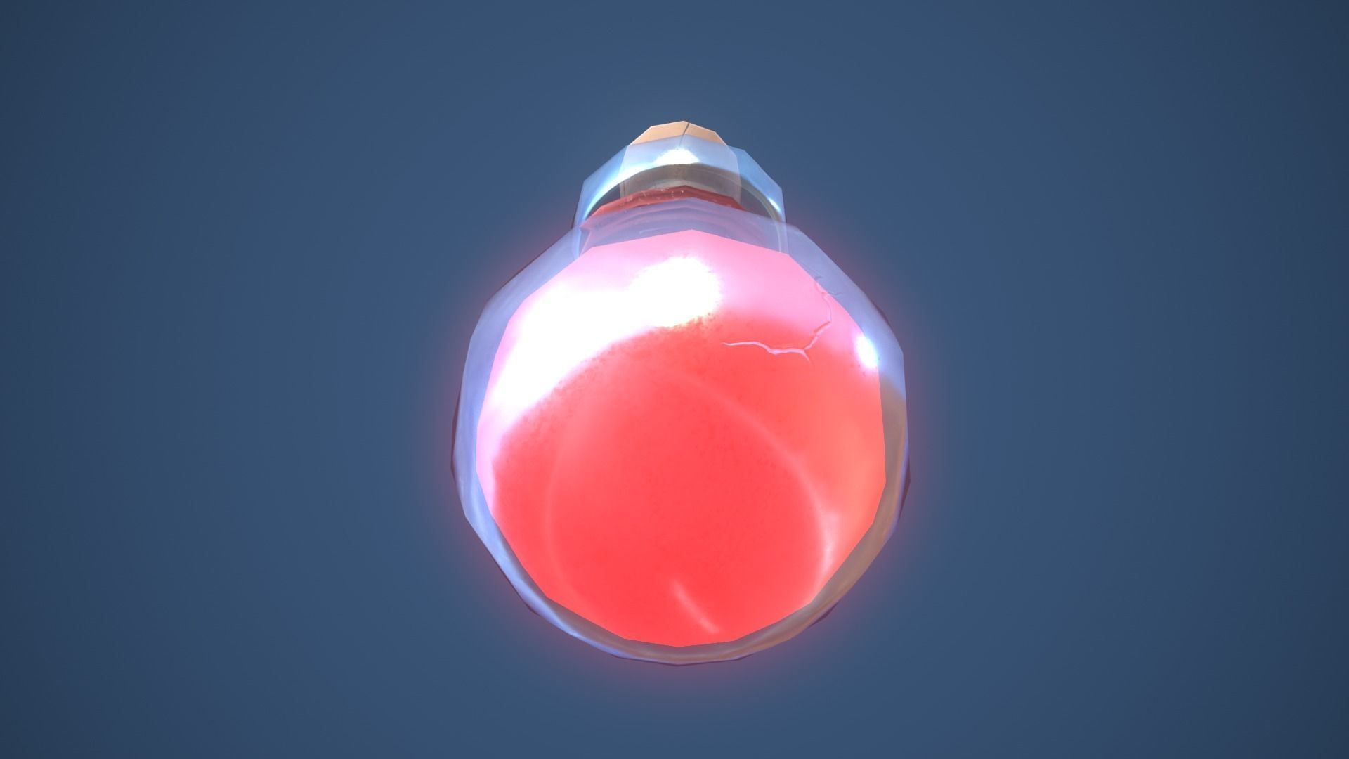 Stylized Small Alchemy Potion Low-poly 3D model_7