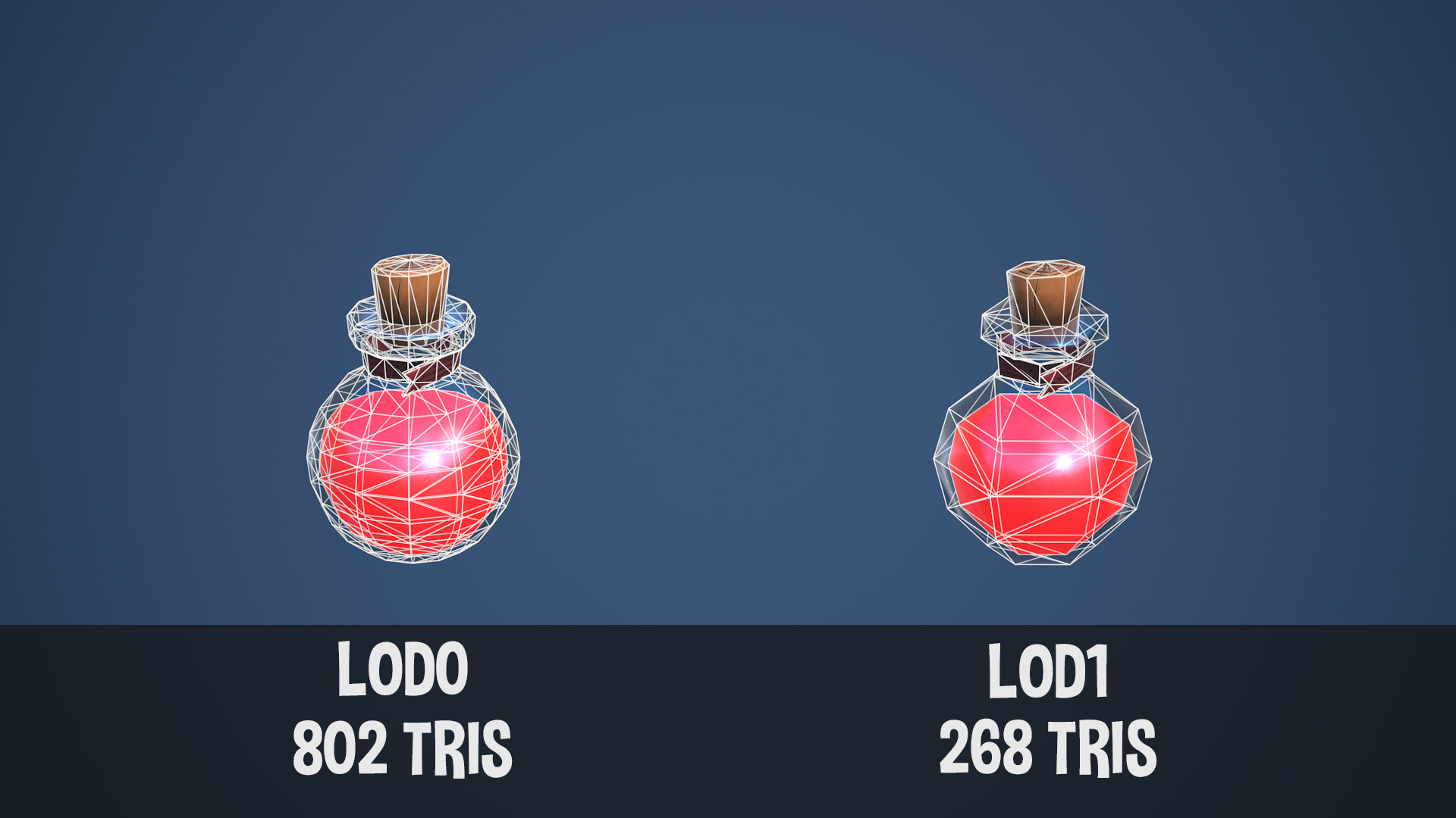 Stylized Small Alchemy Potion Low-poly 3D model_11