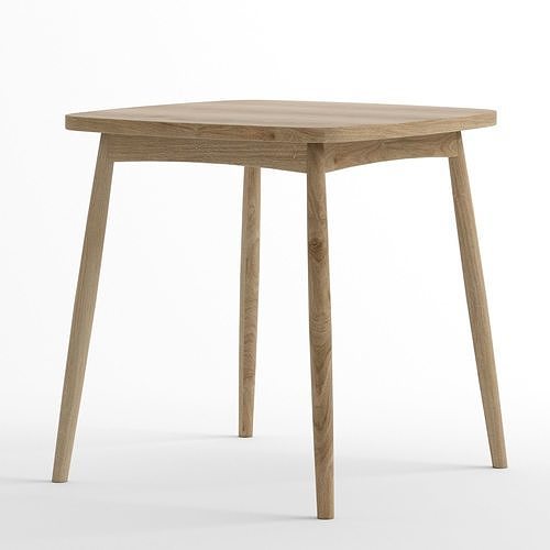 Square table By KARPENTER 3D model