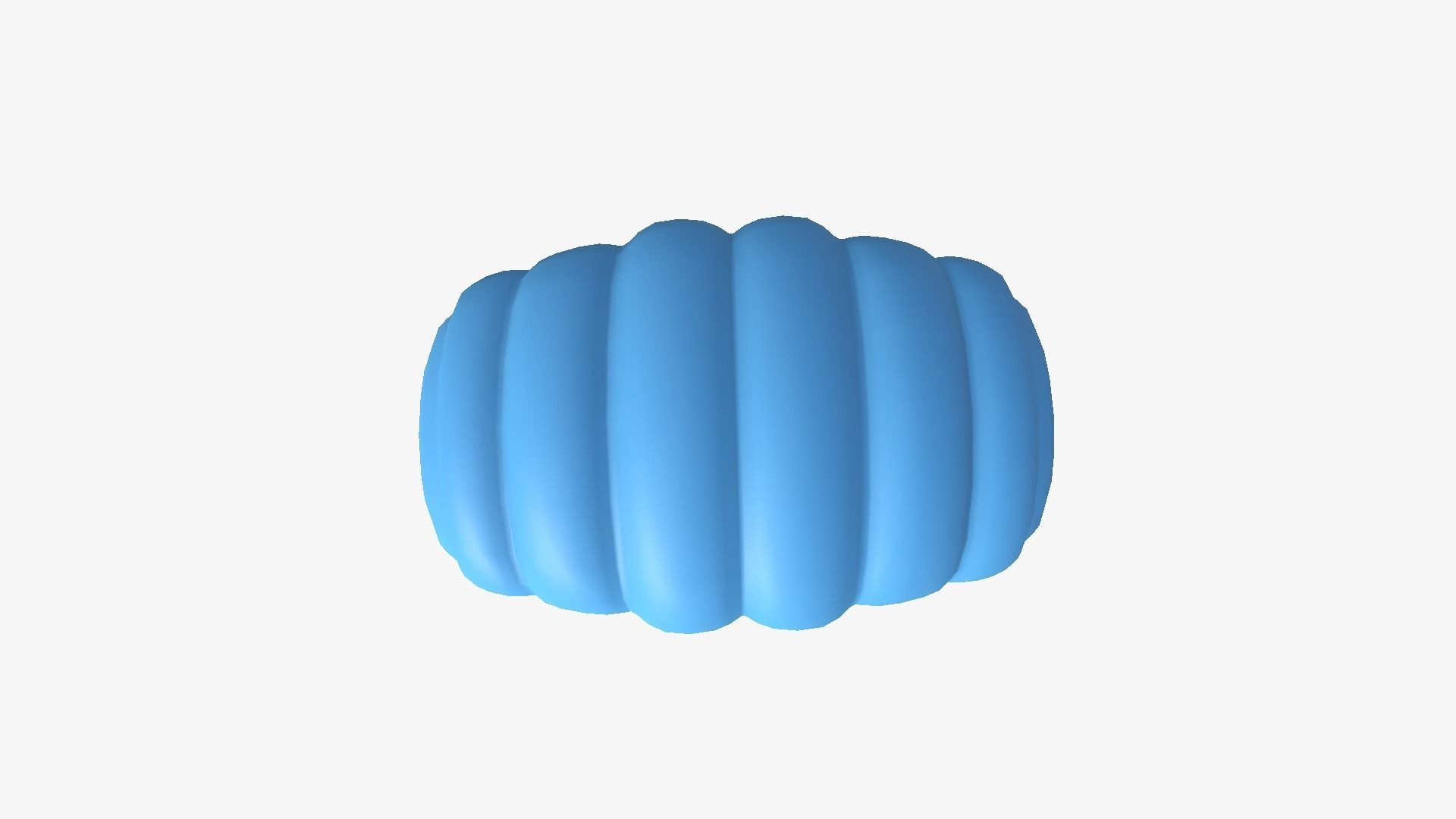 Parachute A12 Blue Camouflage - Character Accessories Design Low-poly 3D model_9