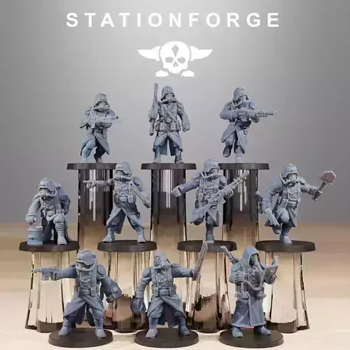 GrimGuard Acolytes 3D print model